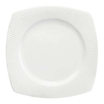 Тарелка квадратная Satinique, 25.5х25.5 см, белая S0512 Chef&Sommelier