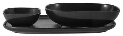 Набор столовой посуды Форма, черный, 3 пр MW655-AW0405 Maxwell & Williams