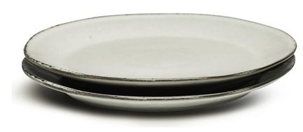 Набор тарелок для закуски Nature, серый, 2 шт 5018084 Sagaform