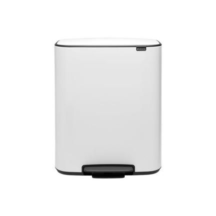 Мусорный бак Pedal Bin Bo (2х30 л), белый 211447 Brabantia