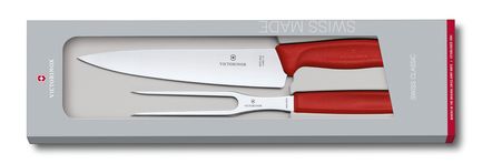 Набор для разделки мяса SwissClassic Red Extension, 2 пр., красная рукоять 6.7131.2G Victorinox