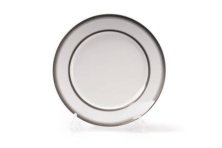 Десертная тарелка Princier Platine, 19 см, белая 539114 1801 2 Tunisie Porcelaine