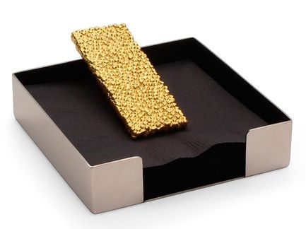 Подставка для салфеток Золотые жемчужины, 13х13х4 см MAR143406 Michael Aram