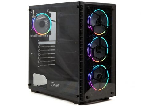 Корпус Powercase Attica G4 ARGB E-ATX Tempered Glass Black CAGB-A4