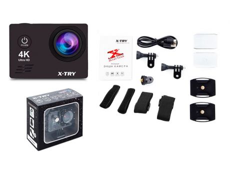 Экшн-камера X-TRY XTC166 Neo UltraHD 4K WiFi Acces Kit