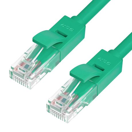 Сетевой кабель Greenconnect Premium UTP 30AWG cat.6 RJ45 T568B 0.5m Green GCR-LNC625-0.5m