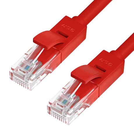 Сетевой кабель Greenconnect Premium UTP 30AWG cat.6 RJ45 T568B 0.2m Red GCR-LNC624-0.2m
