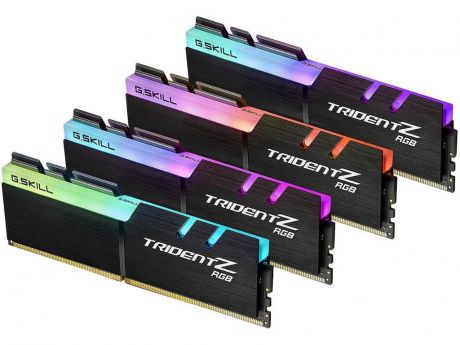 Модуль памяти G.Skill Trident Z RGB DDR4 4266MHz PC4-34100 CL17 - 32Gb KIT (4x8Gb) F4-4266C17Q-32GTZR