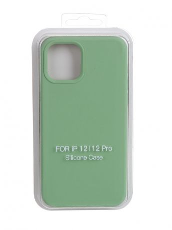Чехол Krutoff для APPLE iPhone 12 / 12 Pro Silicone Case Mint 11139