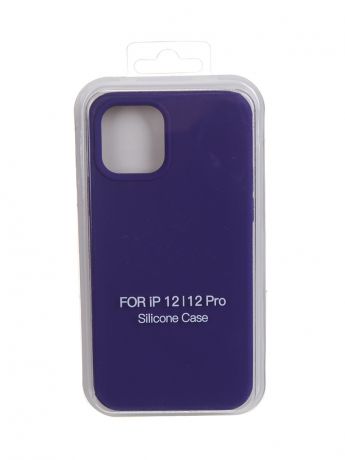 Чехол Krutoff для APPLE iPhone 12 / 12 Pro Silicone Case Purple 11145