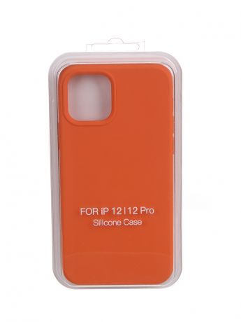 Чехол Krutoff для APPLE iPhone 12 / 12 Pro Silicone Case Orange 11140