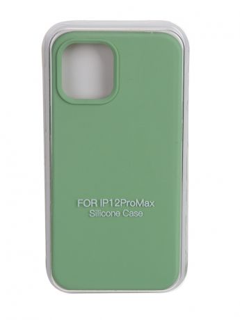 Чехол Krutoff для APPLE iPhone 12 Pro Max Silicone Case Mint 11148