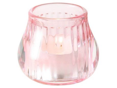 Подсвечник под чайную свечу Омский свечной Элисон 7x8cm Light Pink 1016387