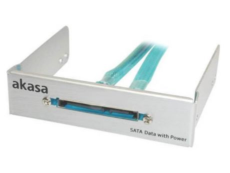 Панель Akasa 3.5 front bay with SATA SATA-EX-BLUV