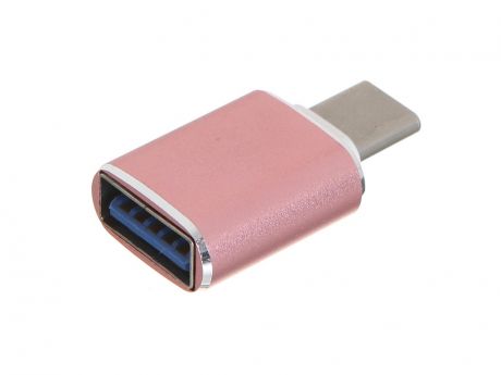 Аксессуар Greenconnect USB Type-C - USB 3.0 M/AF Pink GCR-52300