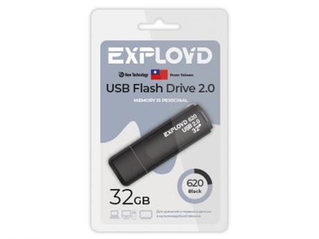 USB Flash Drive 32Gb - Exployd 620 EX-32GB-620-Black
