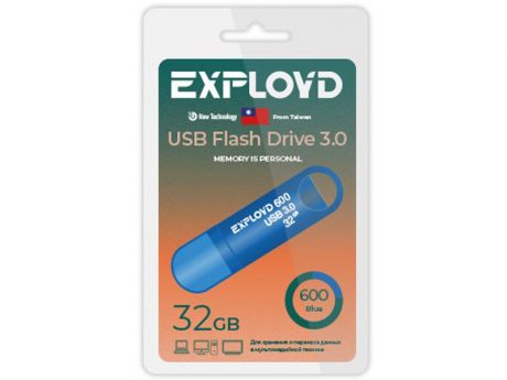 USB Flash Drive 32Gb - Exployd 600 EX-32GB-600-Blue