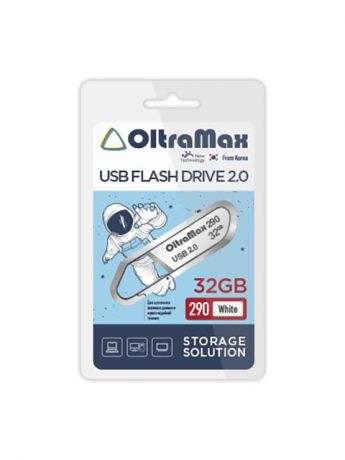 USB Flash Drive 32GB - OltraMax 290 2.0 OM-32GB-290-White