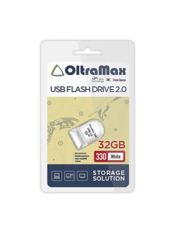 USB Flash Drive 32GB - OltraMax 330 2.0 OM-32GB-330-White