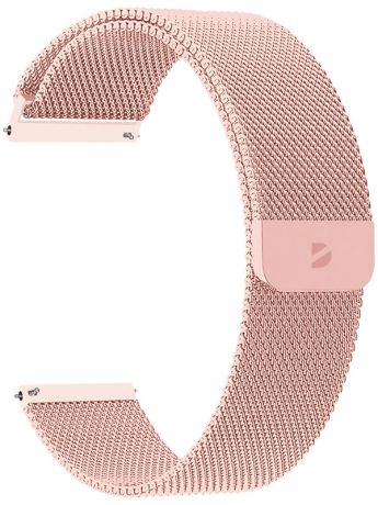 Аксессуар Ремешок Deppa универсальный Watch Band Mesh 20mm Pink gold 47182