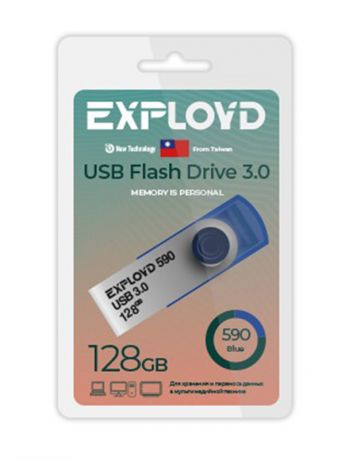 USB Flash Drive 128GB Exployd 590 EX-128GB-590-Blue