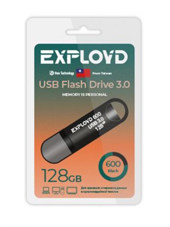 USB Flash Drive 128GB Exployd 600 EX-128GB-600-Black