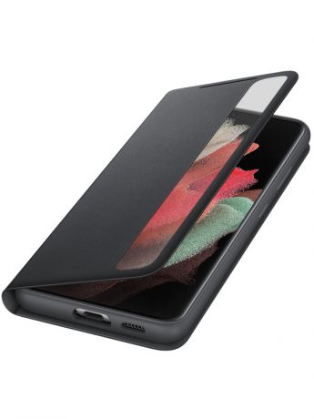 Чехол для Samsung Galaxy S21 Ultra Smart Clear View Cover Black EF-ZG998CBEGR