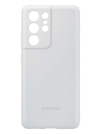 Чехол для Samsung Galaxy S21 Ultra Silicone Cover Light Gray EF-PG998TJEGRU