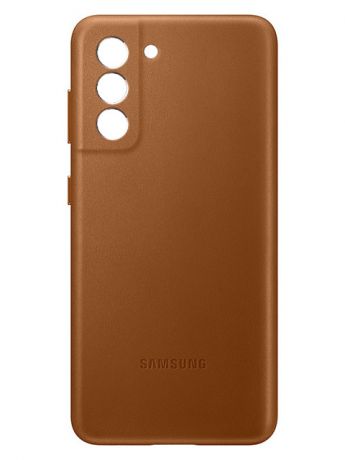 Чехол для Samsung Galaxy S21 Leather Cover Brown EF-VG991LAEGRU