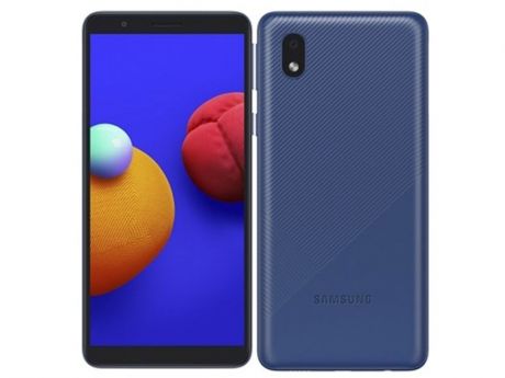 Сотовый телефон Samsung SM-A013F Galaxy A01 Core 1/16Gb Blue New Выгодный набор + серт. 200Р!!!