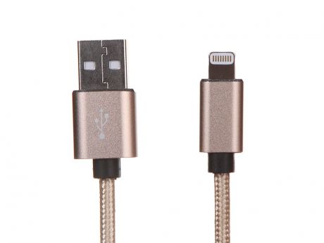 Аксессуар Qumo USB - Lightning MFI 1.5m Gold 23710