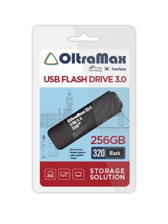 USB Flash Drive 256Gb - OltraMax 320 3.0 OM-256GB-320-Black