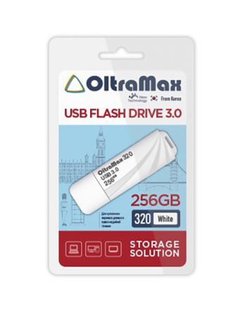 USB Flash Drive 256Gb - OltraMax 320 3.0 OM-256GB-320-White