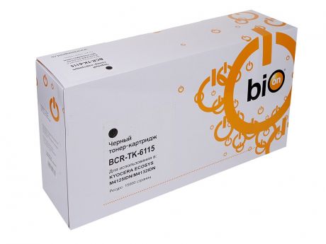 Картридж Bion BCR-TK-6115 Black для Kyocera Ecosys M4132idn/M4125idn