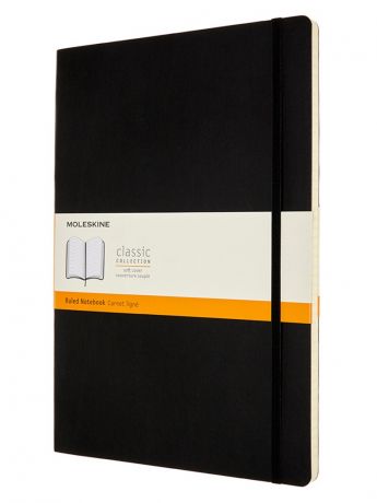Блокнот Moleskine Classic Soft A4 96 листов Black QP641 / 1139362