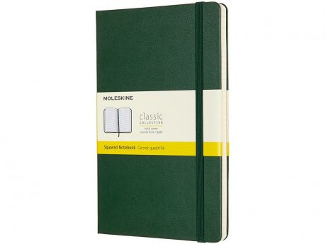 Блокнот Moleskine Classic Large 130x210mm 120 листов Green QP061K15 / 1127974