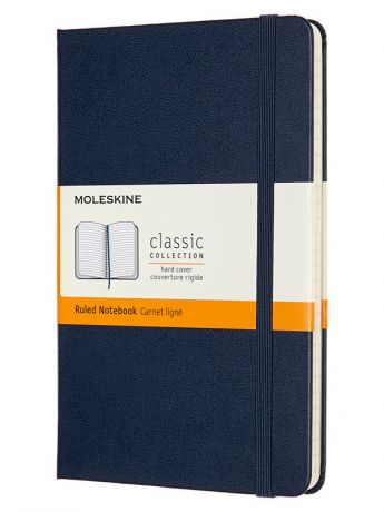Блокнот Moleskine Classic Medium 115x180mm 120 листов Blue QP050B20 / 1127881