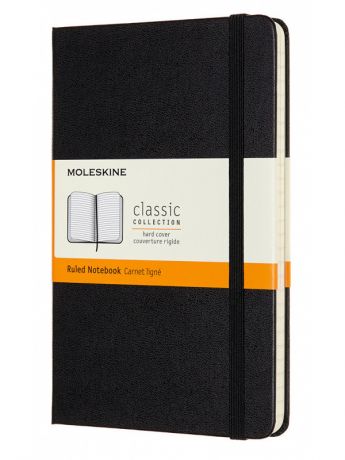 Блокнот Moleskine Classic Medium 115x180mm 120 листов Black QP050 / 1127639