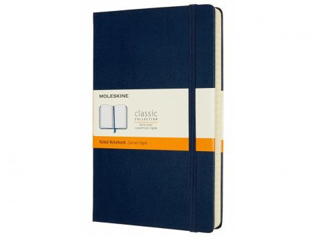 Блокнот Moleskine Classic Expended Large 130х210mm 200 листов Sapphire Blue QP060EXPB20 / 1214844