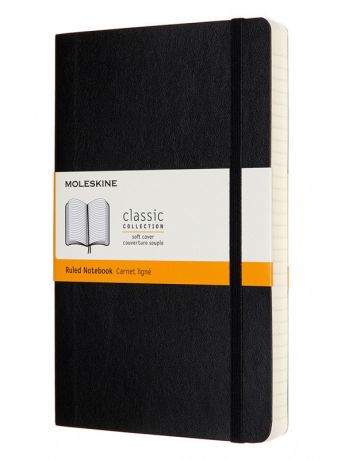 Блокнот Moleskine Classic Soft Expended Large 130х210mm 200 листов Black QP616EXP / 1127619