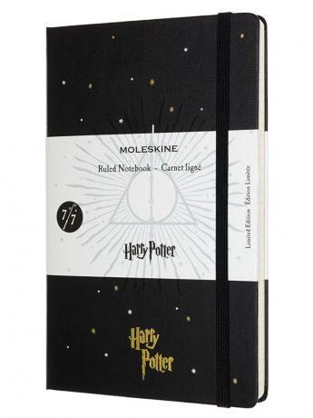 Блокнот Moleskine Le Harry Potter Large 130х210mm 120 листов Black LEHP02QP060G / 1216456