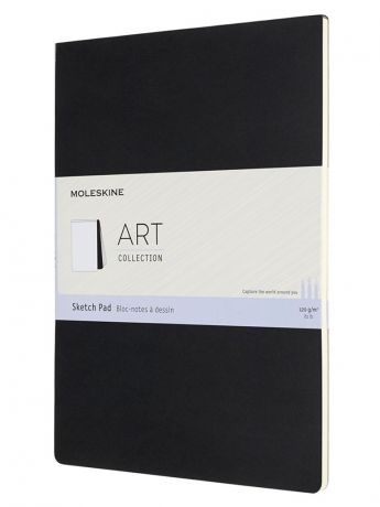 Блокнот для рисования Moleskine Art Soft Sketch Pad A4 44 листа Black ARTSKPAD8 / 1128468