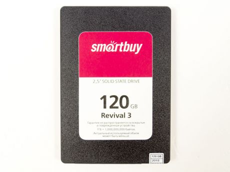 Твердотельный накопитель SmartBuy Revival 3 120Gb SB120GB-RVVL3-25SAT3 Выгодный набор + серт. 200Р!!!