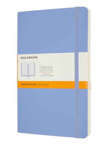 Блокнот Moleskine Classic Large 130х210mm 120 листов Blue Hydrangea QP616B42 / 1215744