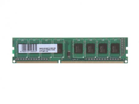 Модуль памяти Qumo DDR3 DIMM 1600MHz PC3-12800 4Gb QUM3U-4G1600C11L