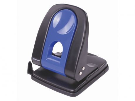 Дырокол Brauberg Office Expert до 35 листов Black-Blue 228605