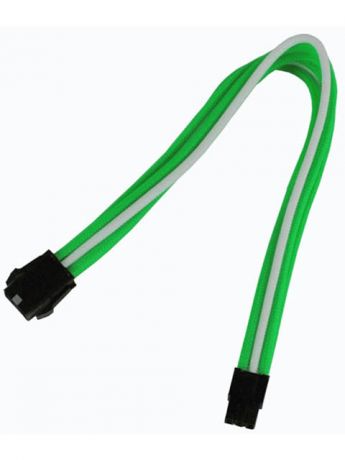 Аксессуар Удлинитель Nanoxia 6-pin PCI-E 30cm Green-White NX6PV3EGW