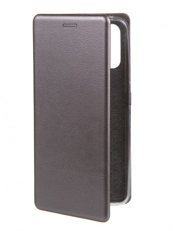 Чехол Zibelino для Realme 7 Pro Book Platinum Gray ZB-RLM-7-PRO-GRY