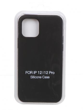 Чехол Krutoff для APPLE iPhone 12 / 12 Pro Silicone Case Black 11144