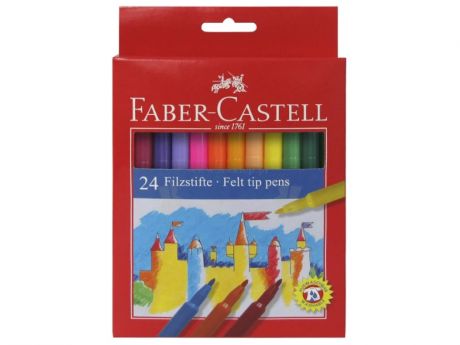Фломастеры Faber-Castell 24 цвета 554224